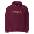 Organic Cotton Blend Freedom is my Frequency Hoodie