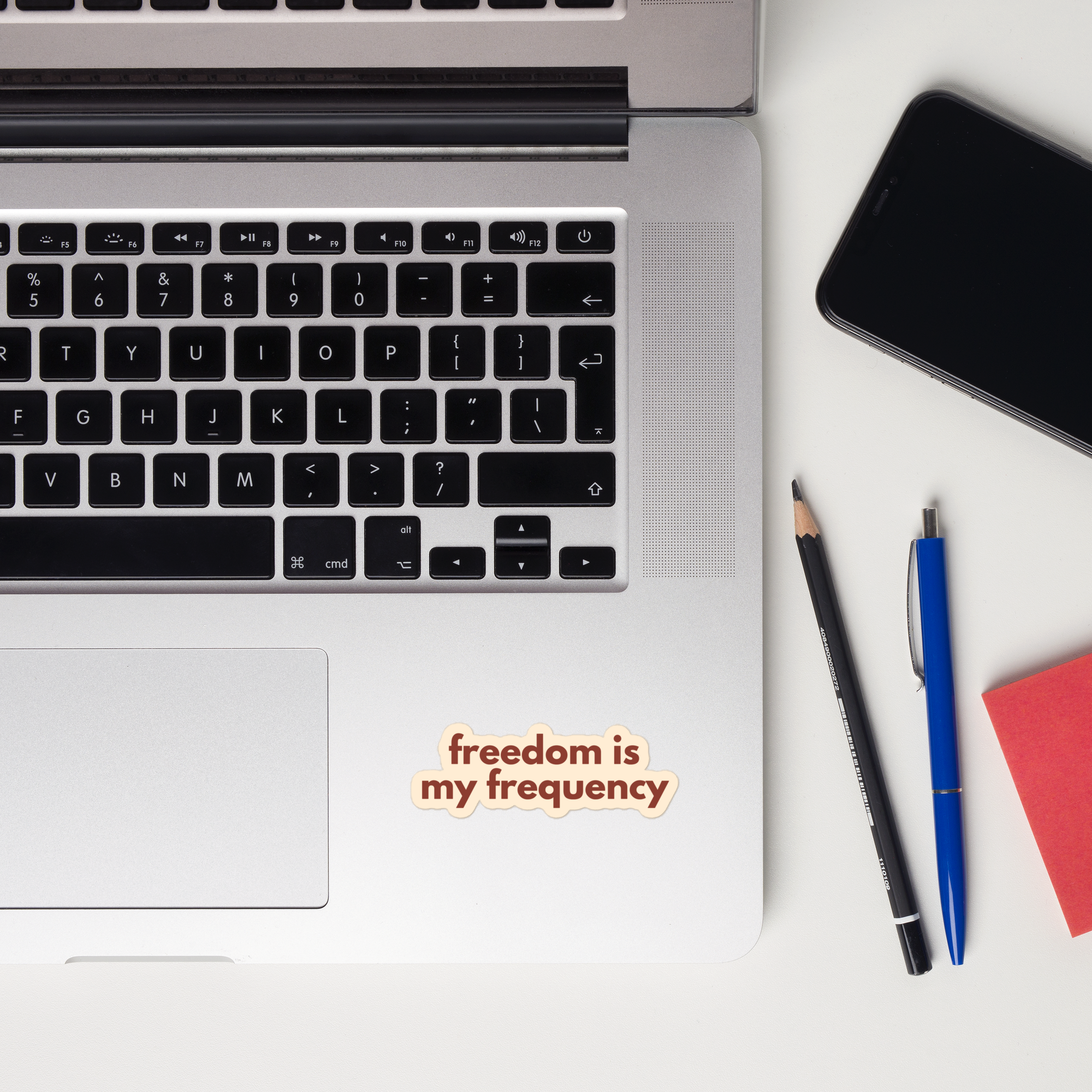 freedom is my frequency Sticker