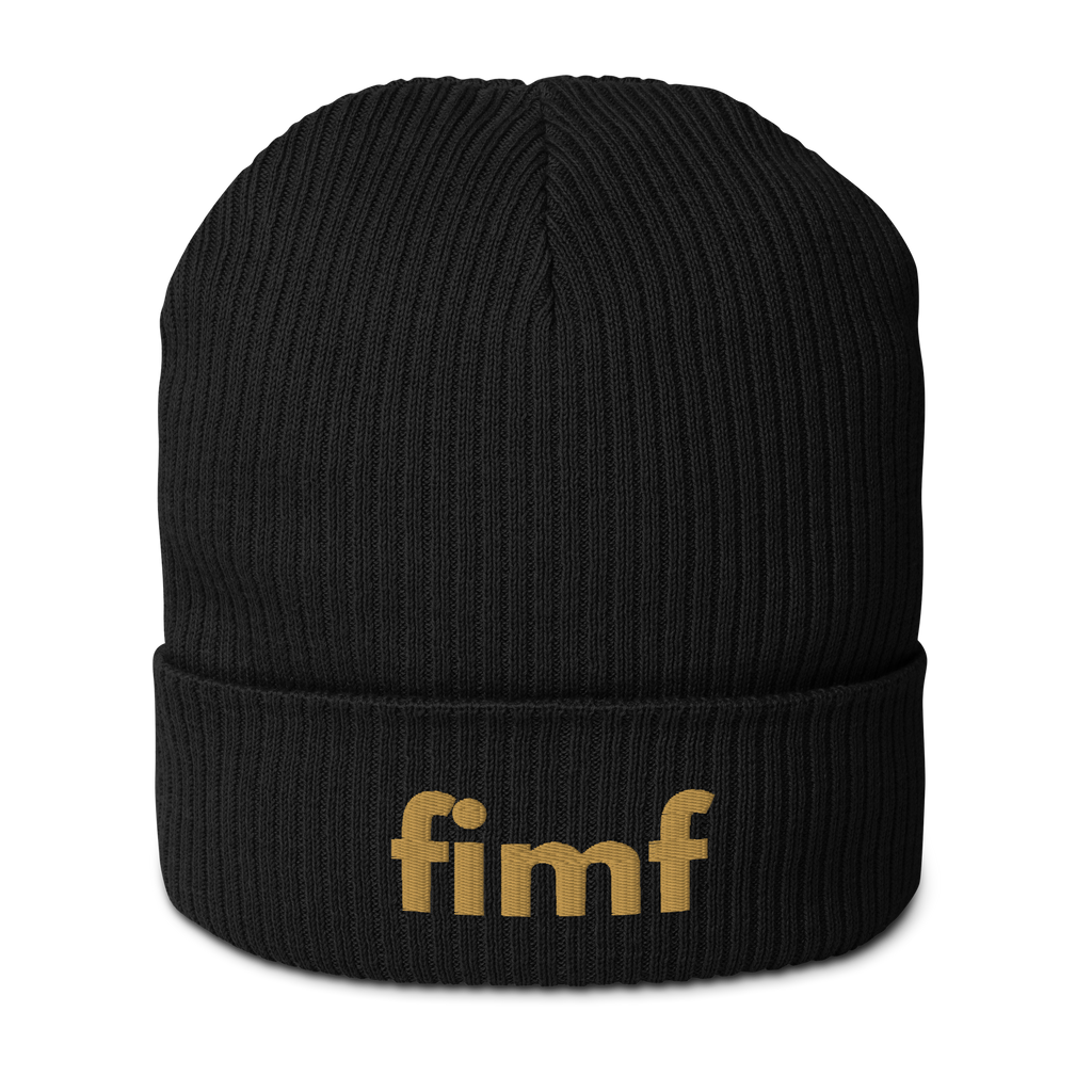 Organic cotton FIMF beanie