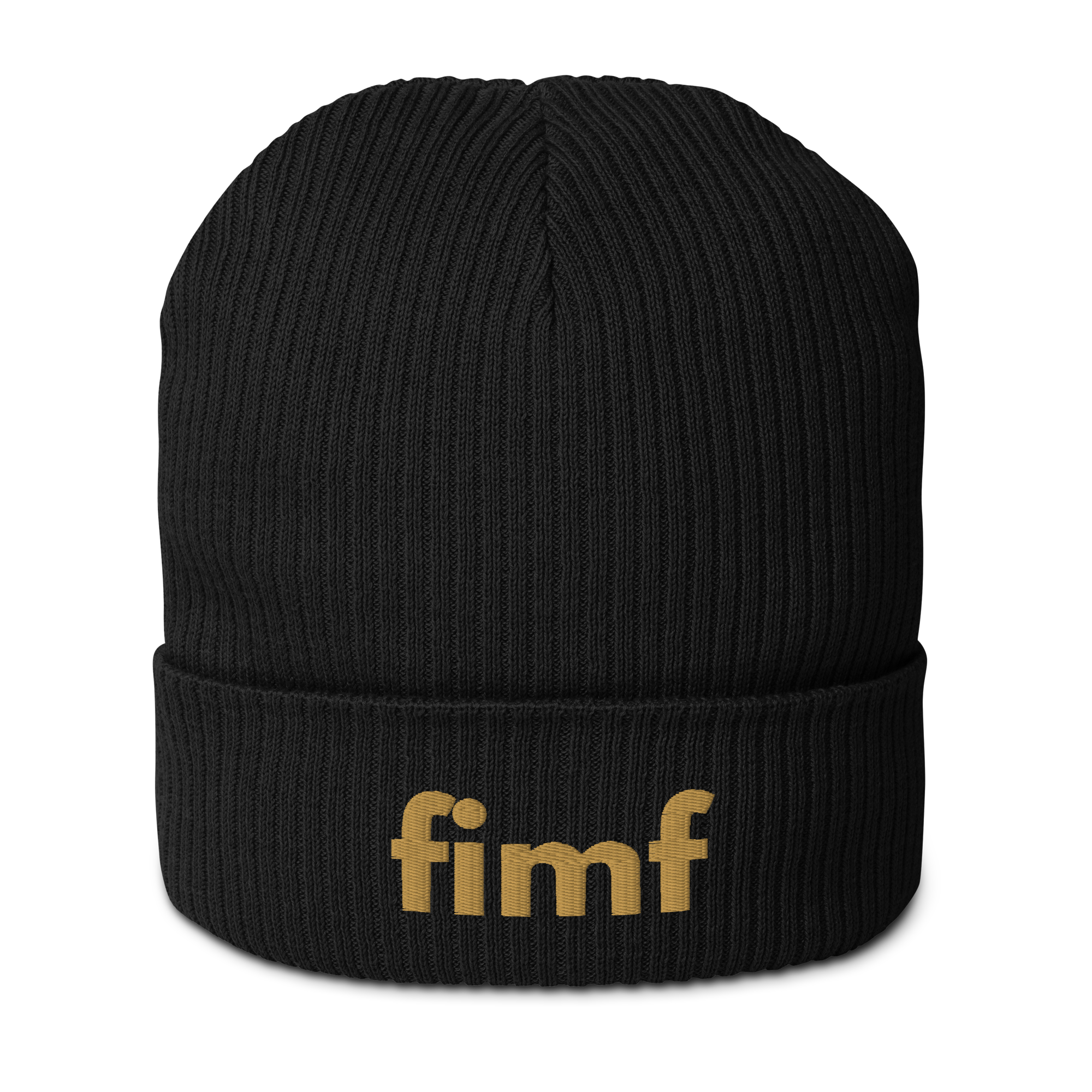 Organic cotton FIMF beanie