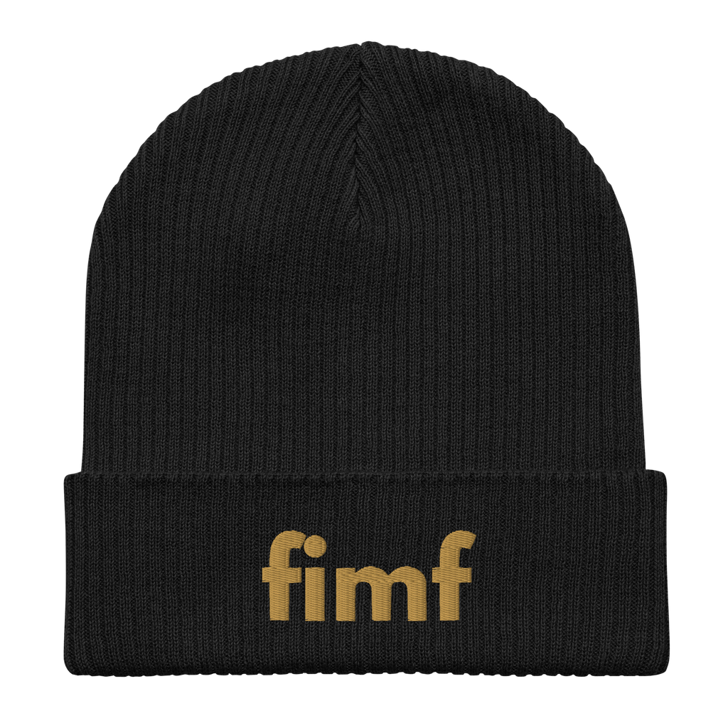 Organic cotton FIMF beanie