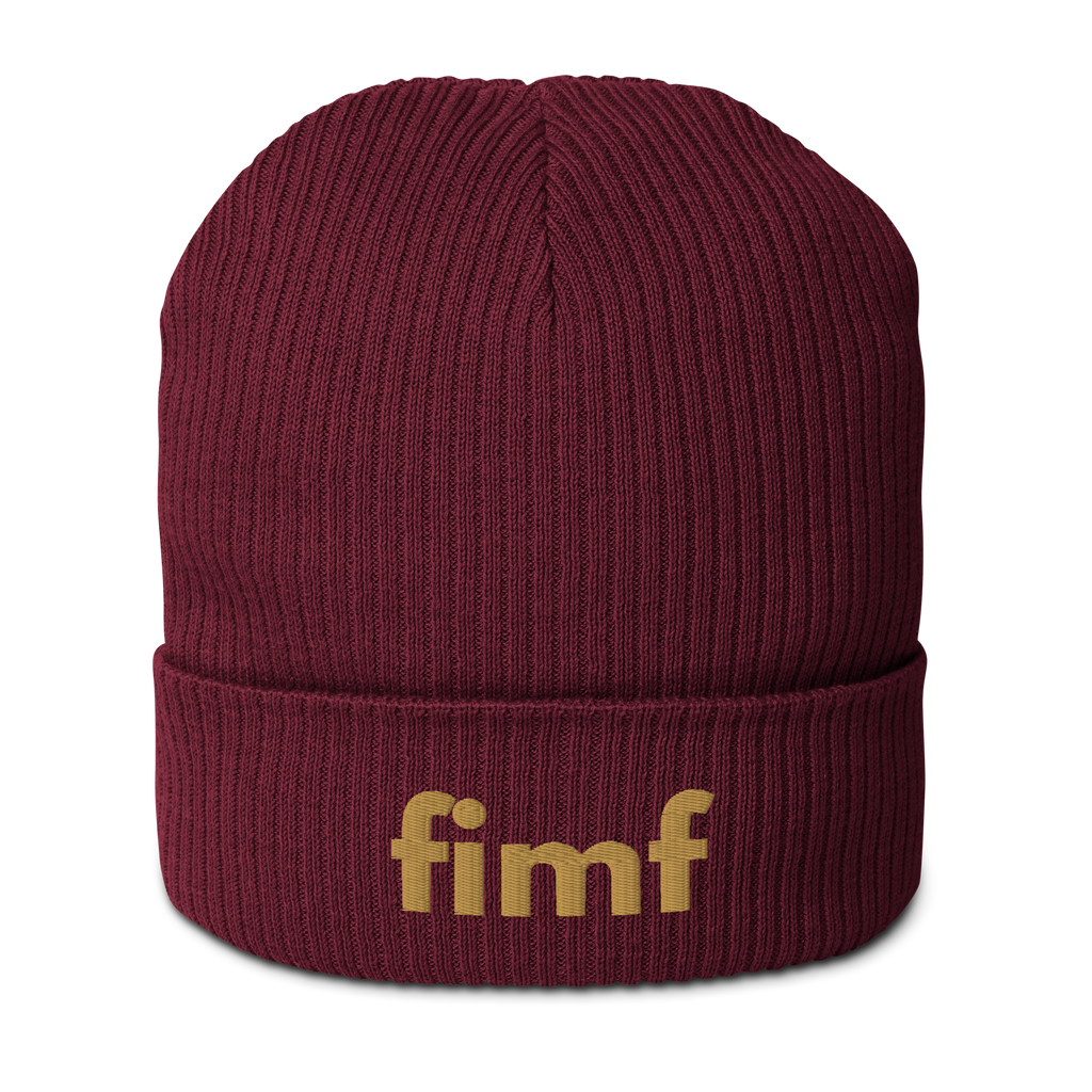 Organic cotton FIMF beanie