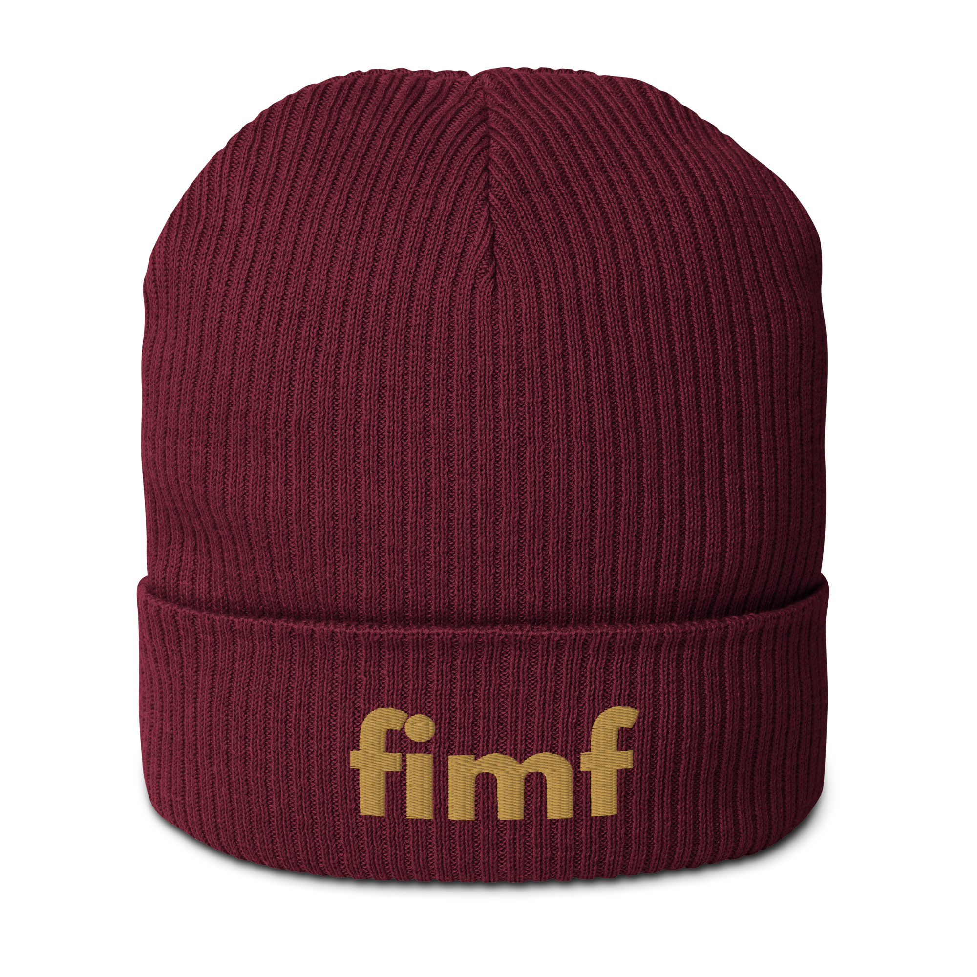 Organic cotton FIMF beanie