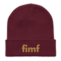 Organic cotton FIMF beanie