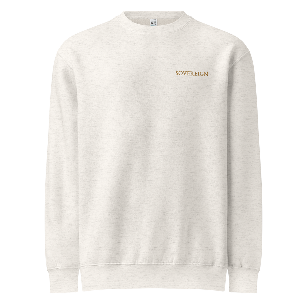 Organic Cotton Blend SOVEREIGN Unisex Crew-Neck