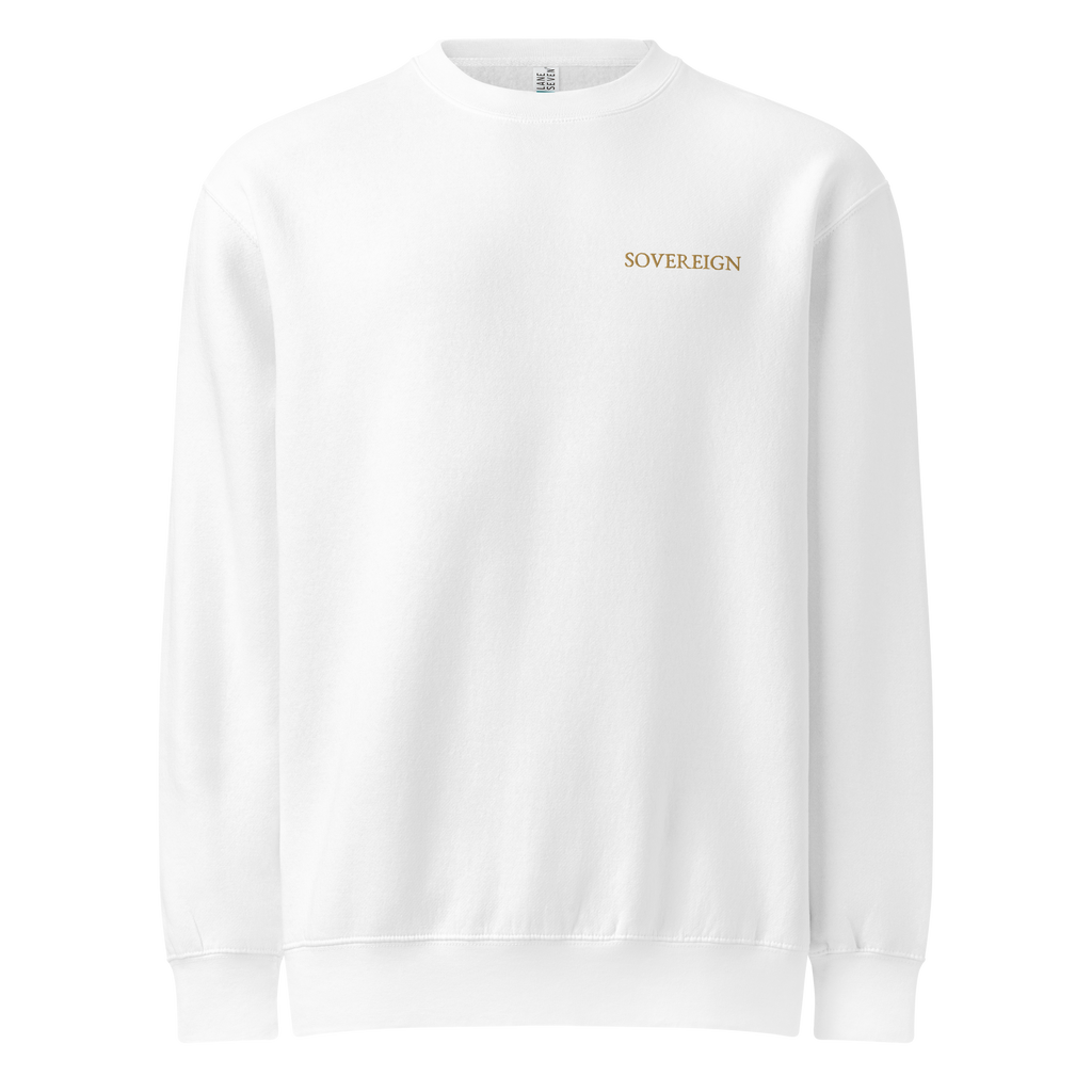 Organic Cotton Blend SOVEREIGN Unisex Crew-Neck