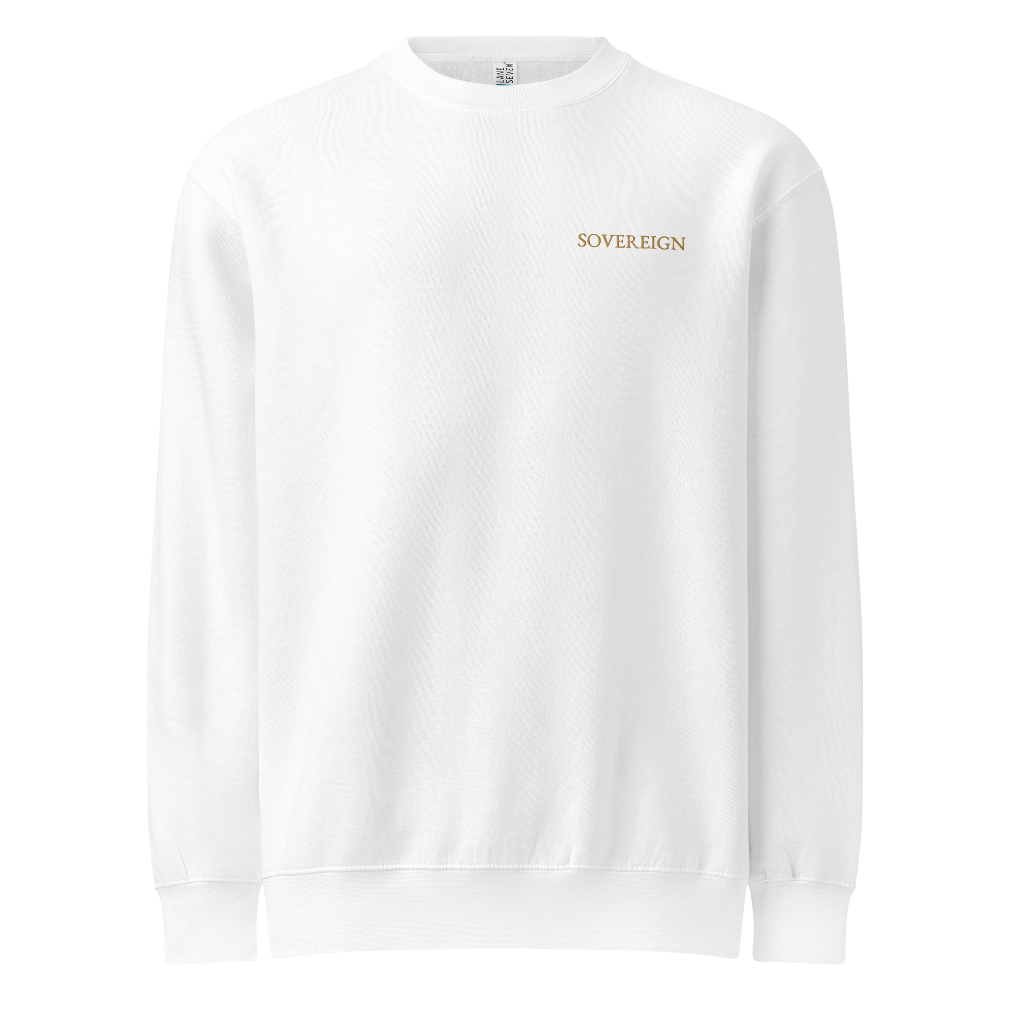 Organic Cotton Blend SOVEREIGN Unisex Crew-Neck