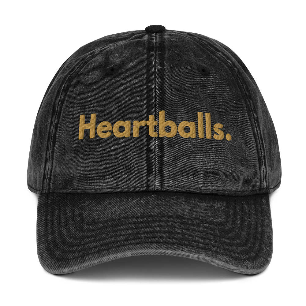 Heartballs - Washed Out Vintage Cap