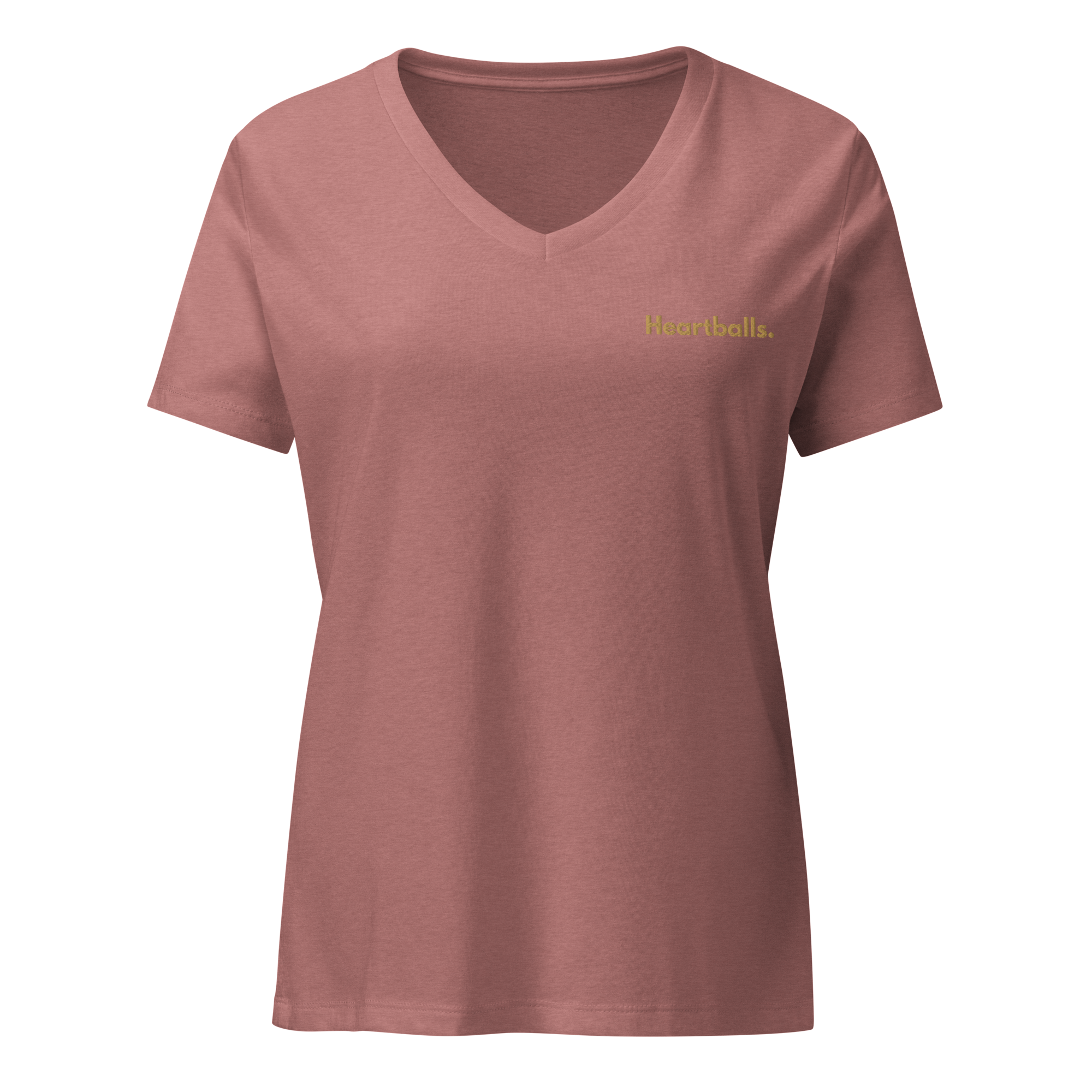 Heartballs V-Neck Women's Tee