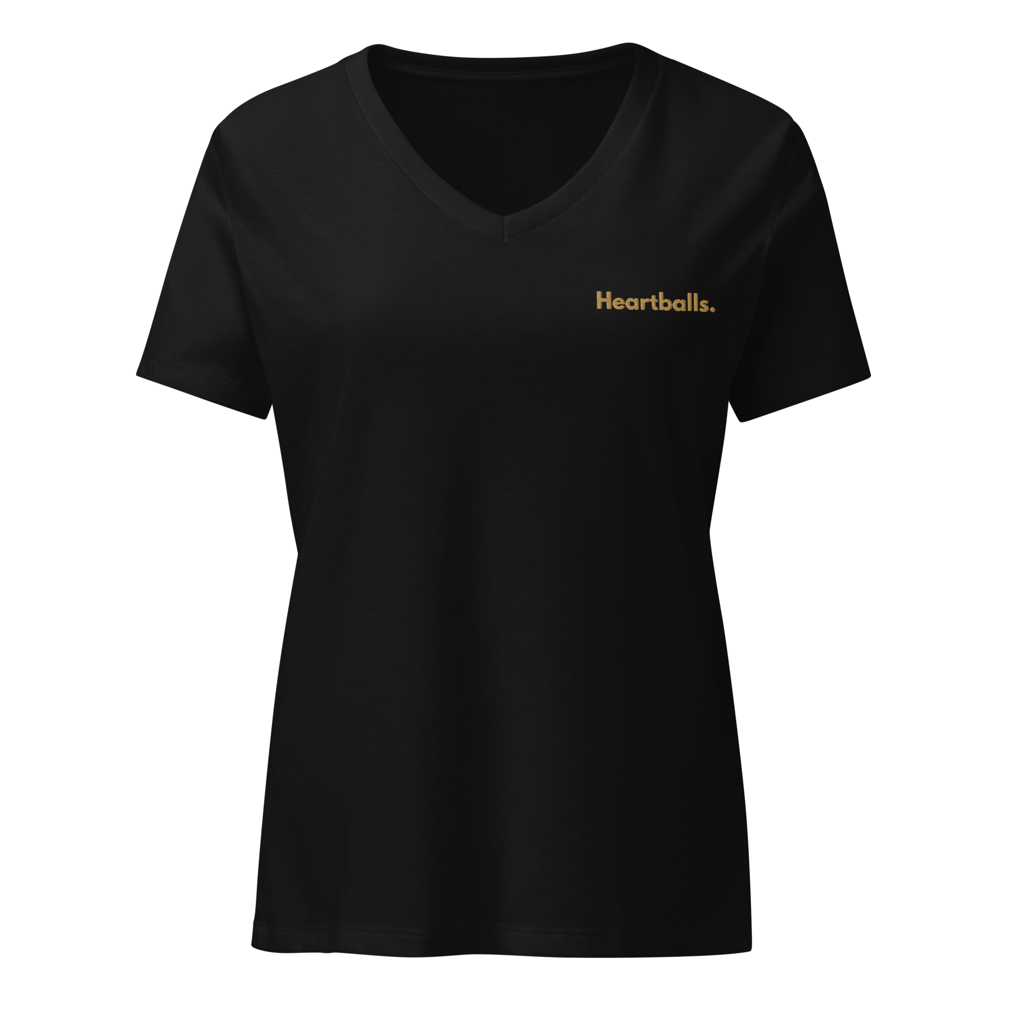 Heartballs V-Neck Women's Tee