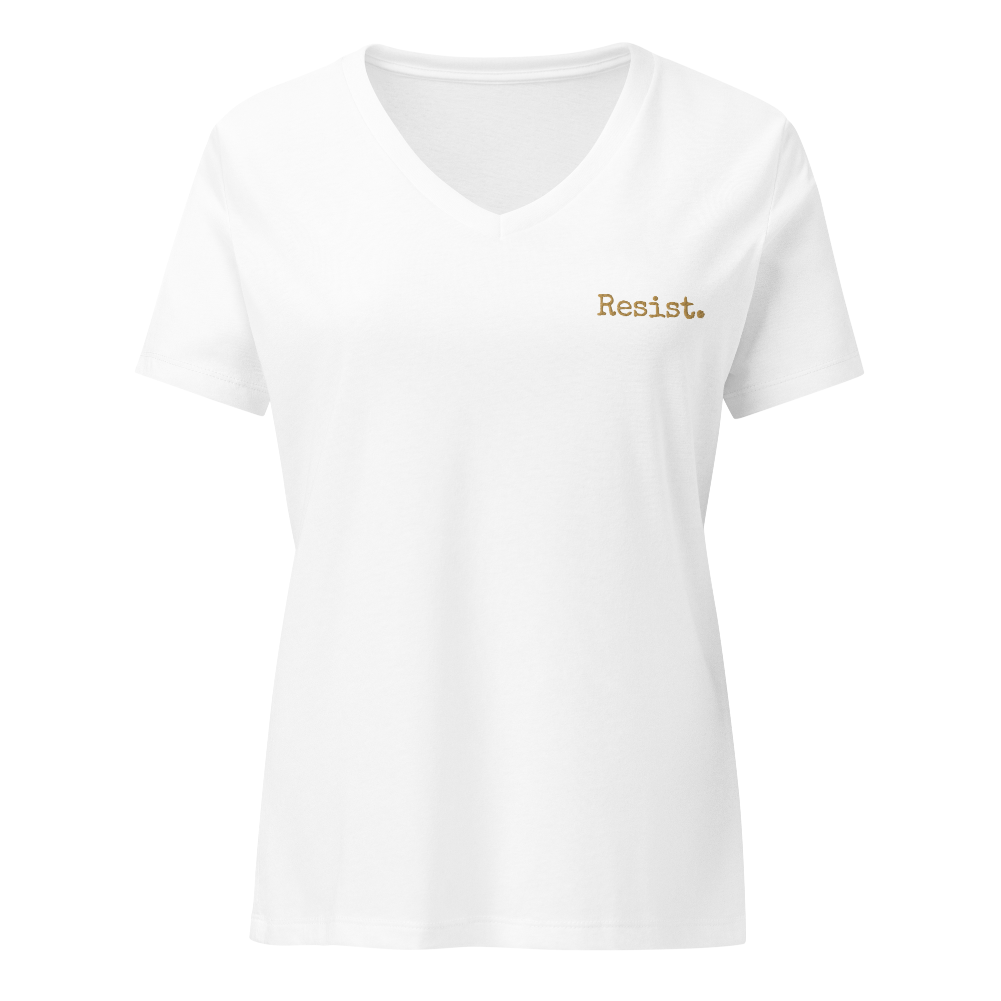 Resist V-Neck Women's Tee